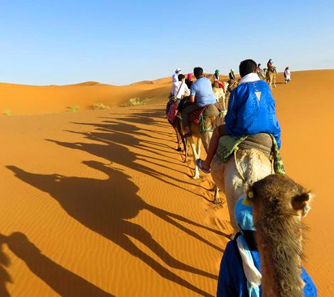 3 days tour from Fes to merzouga desert and back with camel trek